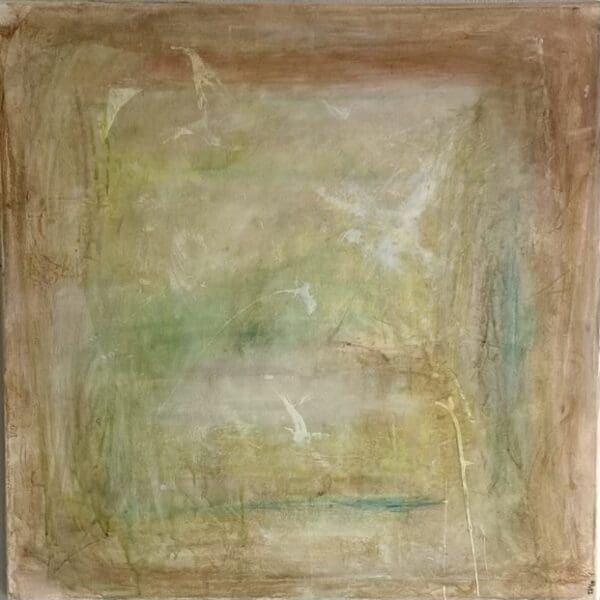 Ochre Sediment (60cm) - Warm Hero Neutral Art Piece