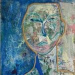 Contemporary Irish Art, Vibrant Abstract Art, Eclectic Art, "The Teenager No. 2" (42cm)
