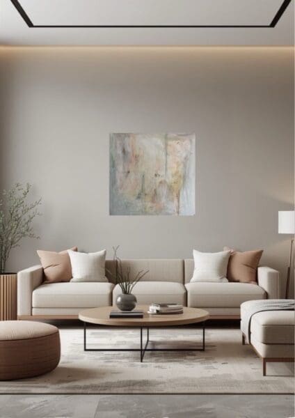 Marble Interlude (60cm) - Room Anchor in Neutral Styling