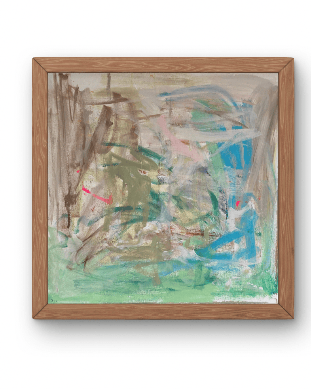 Summertime (60cm) - A Quiet Luxury Calming Pastel Palette Artwork - Image 7