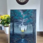 "Reflection" — a moment where darkness, weather, and light meet