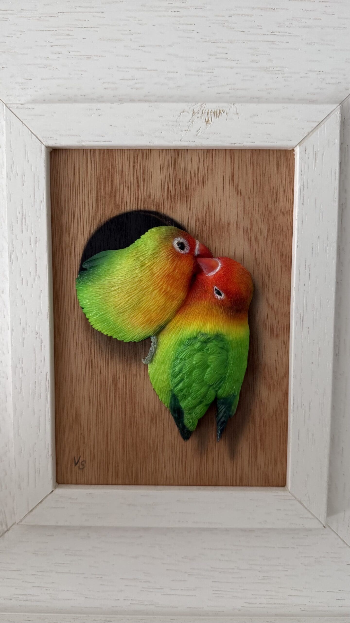 Colourful Parrots 3D sculpture Original Art - Image 6