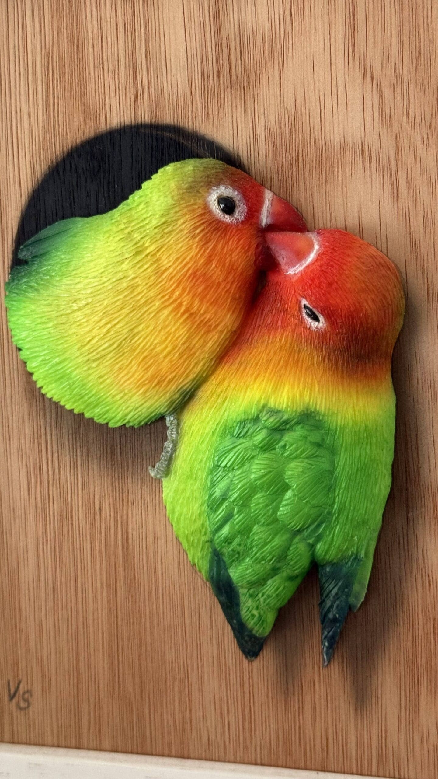 Colourful Parrots 3D sculpture Original Art - Image 3
