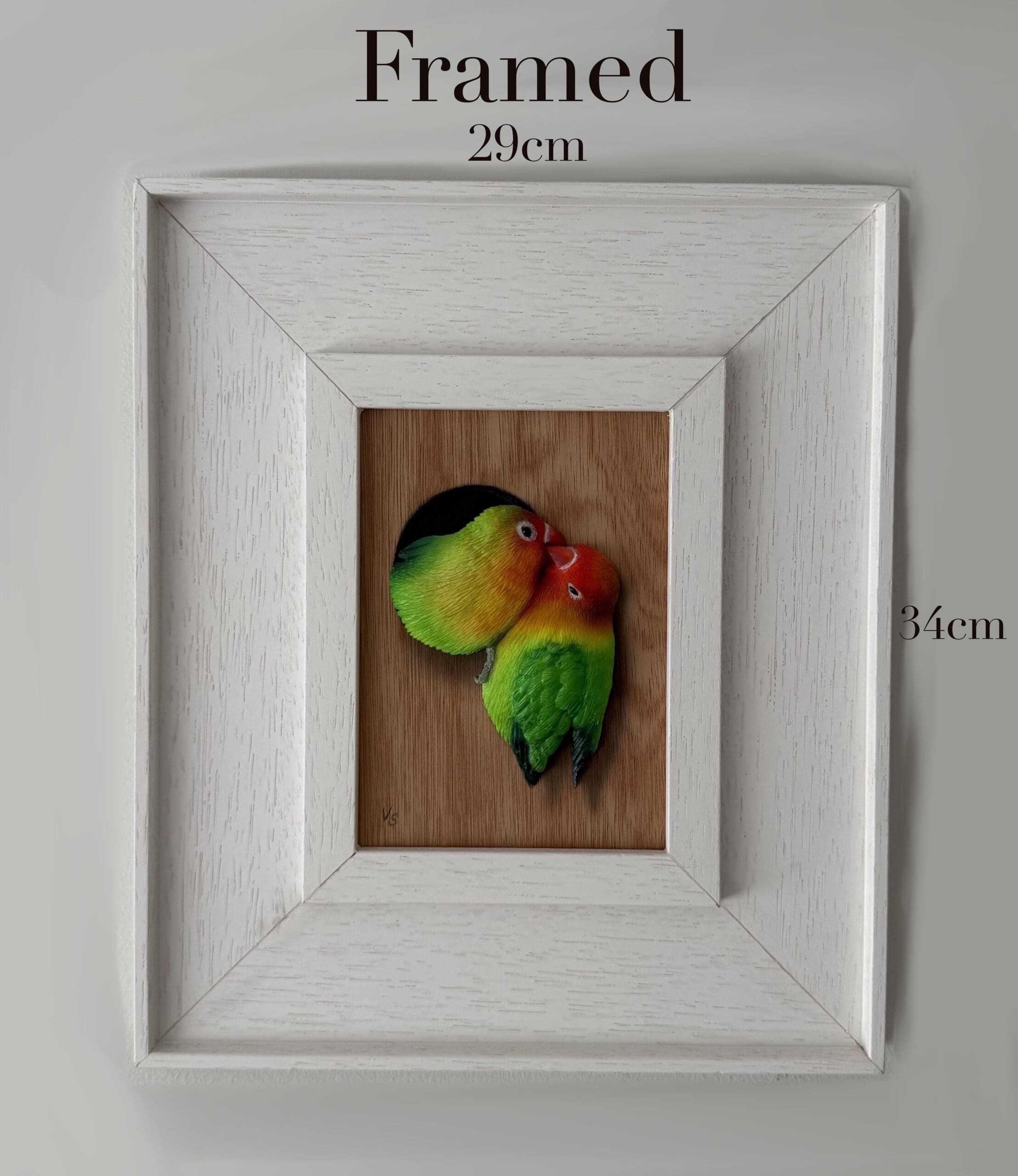 Colourful Parrots 3D sculpture Original Art - Image 2