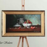 Summer Strawberries Original Oil Painting