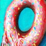 Pink Doughnut by WR ImperfectArt
