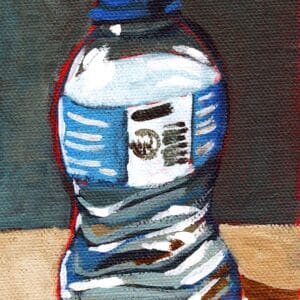 Bottle Of Water by WR ImperfectArt