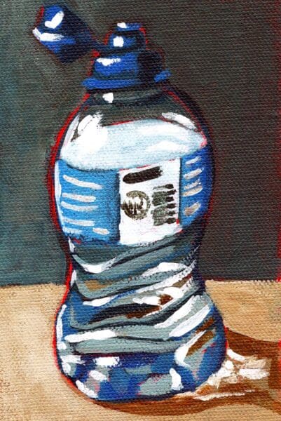 Bottle Of Water by WR ImperfectArt