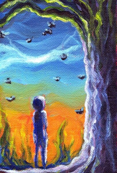 Contemplating by WR ImperfectArt