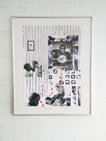 Interzone of Hunger — Original Collage Artwork Dedicated to William Burroughs