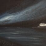 Nanny Cottage, Laytown at night