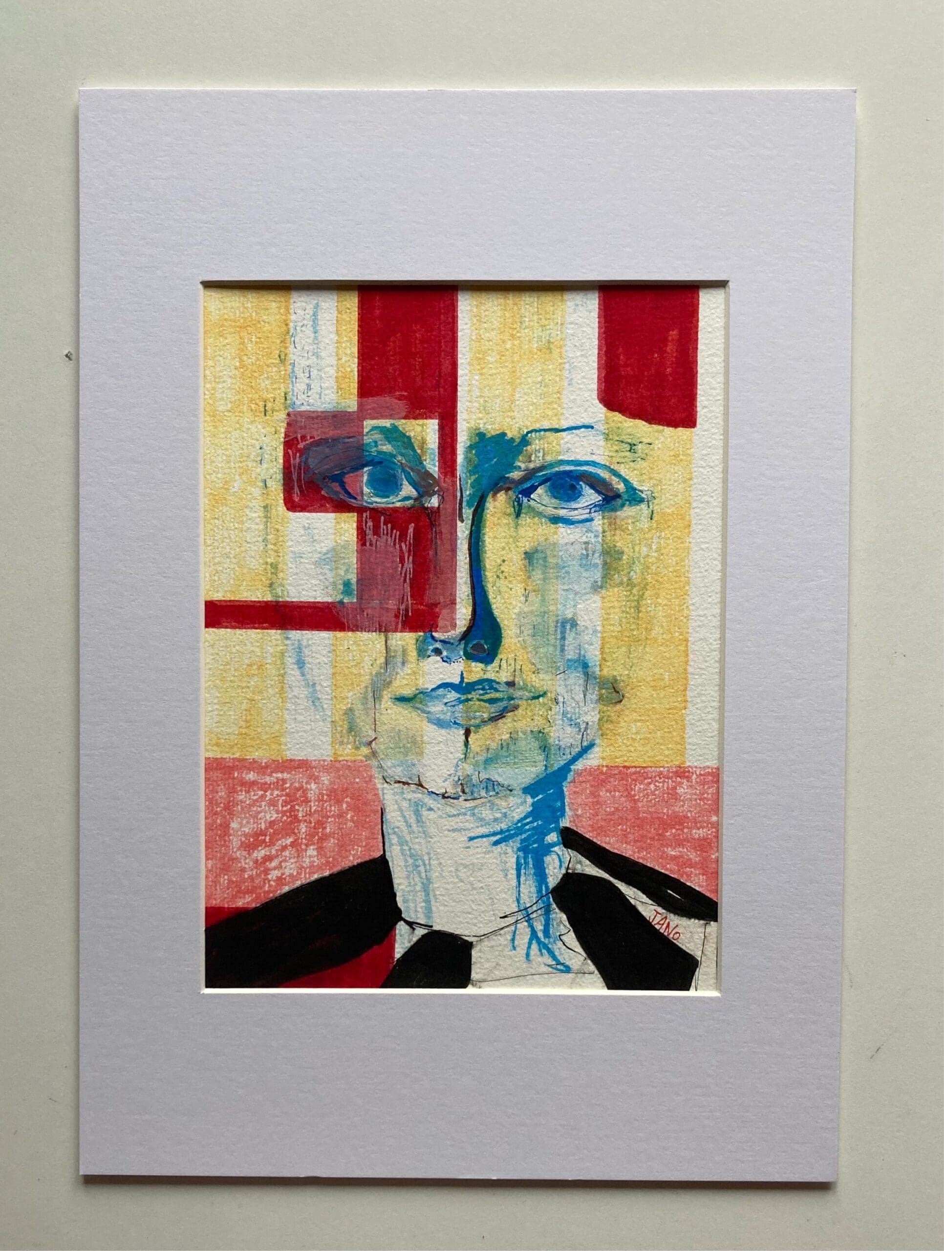 Original Irish Drawing - Irish Art Figurative Art - Eye Spy A4 Mounted - Image 2