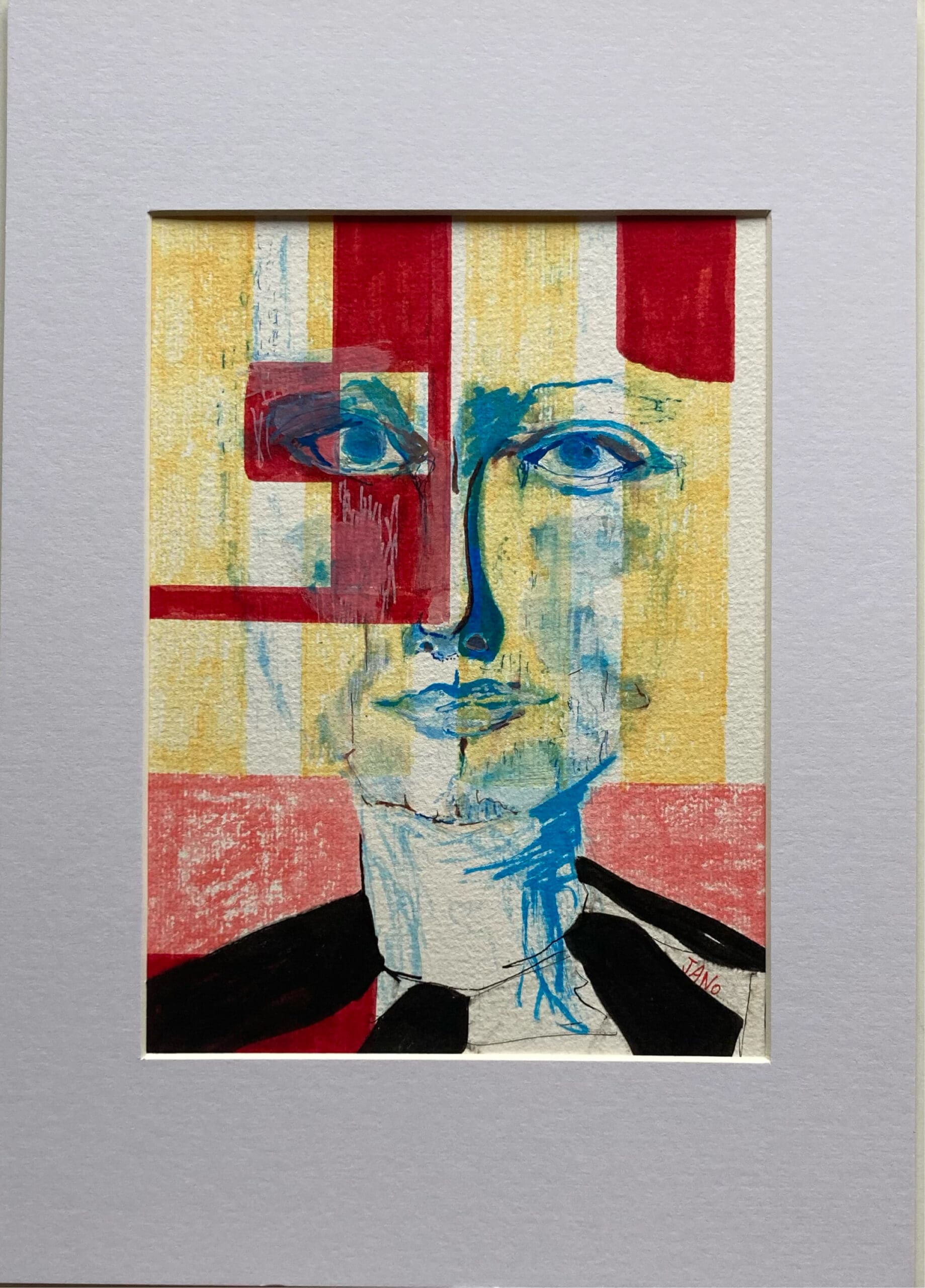 Original Irish Drawing - Irish Art Figurative Art - Eye Spy A4 Mounted - Image 5