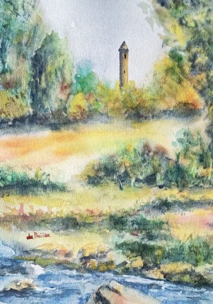 glendalough watercolour