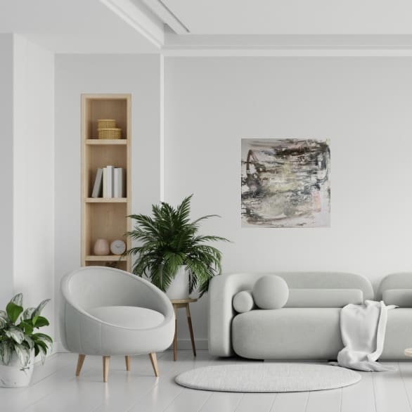 Carbon and Blush (60cm) - Room Anchor in Neutral Styling - Image 5