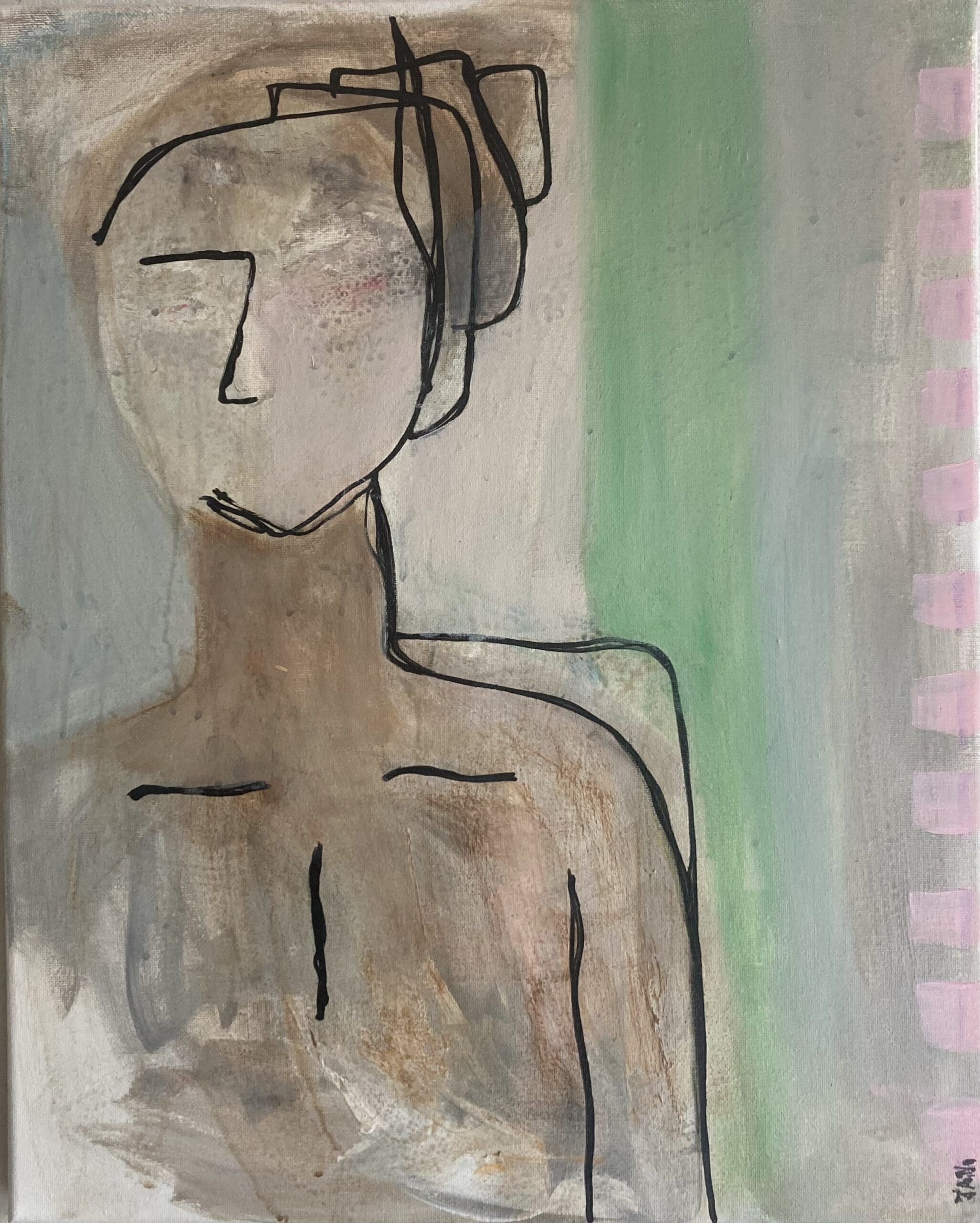 Contemporary Irish Art, Figurative Art ‘Reflected Form” 50cm - Image 7