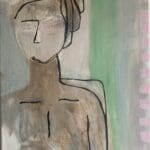 Contemporary Irish Art, Figurative Art ‘Reflected Form” 50cm