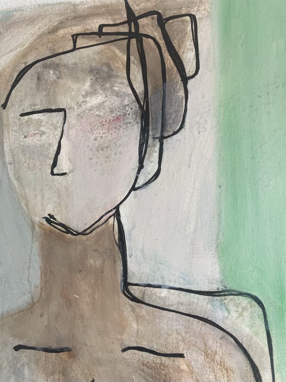 Contemporary Irish Art, Figurative Art ‘Reflected Form” 50cm - Image 2