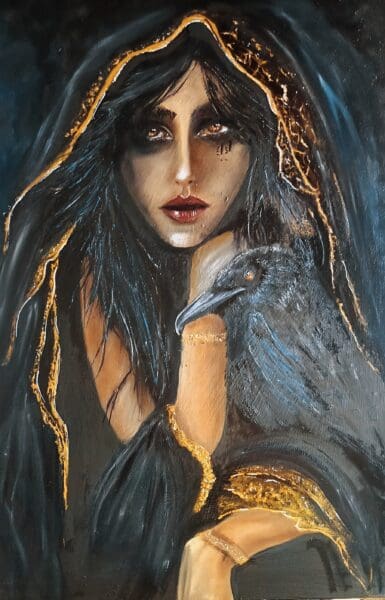 Raven Dubh. The Ravens Oracle by Raven Dubh, Fantasy art, Gothic Art