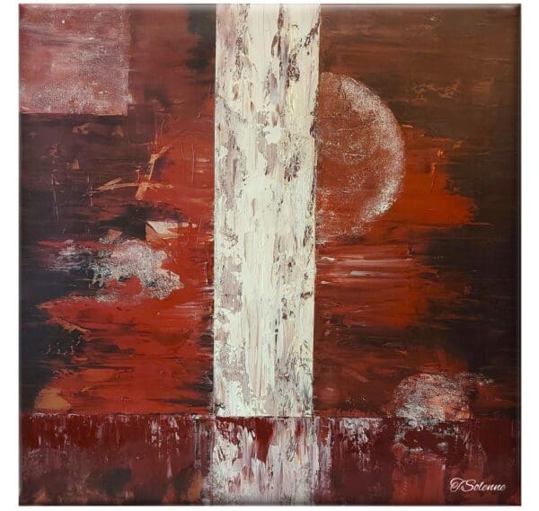 Cosmic Fracture, 70x70 cm