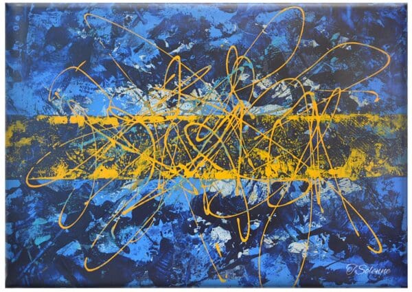 Orbits of Wonder, 100x70 cm