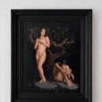 Adam and Eve Original Italian Style Oil Painting