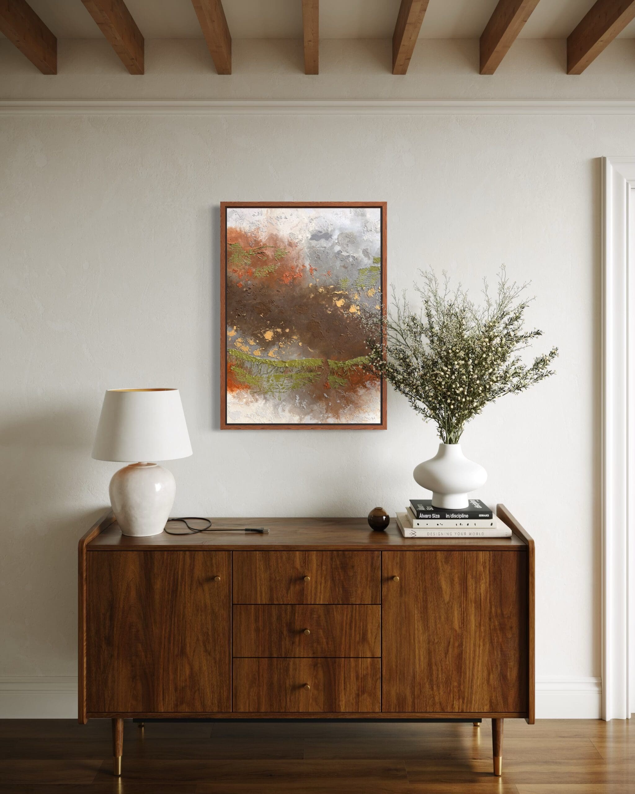 Quiet Light on the Summer River Original Artwork - Image 2