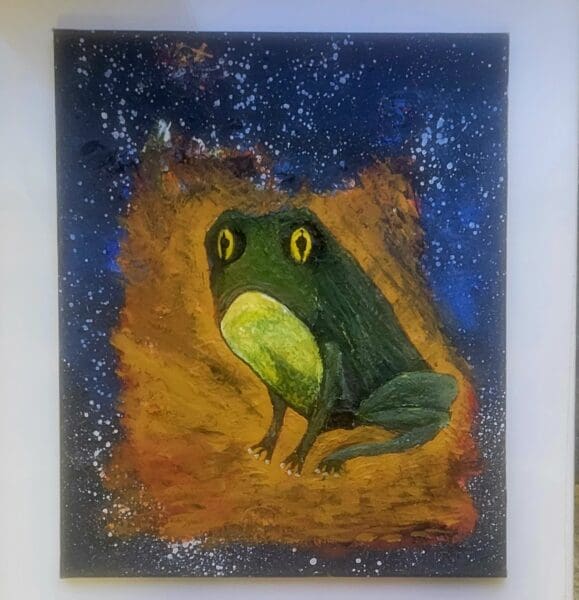 FROG WITH ATTITUDE