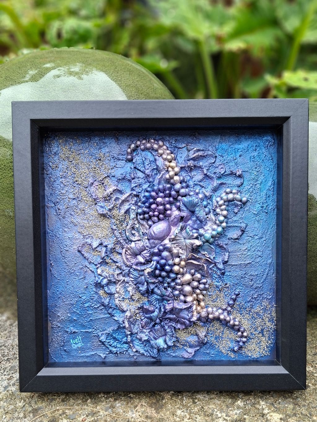 Corals II- Mixed Media Coral Artwork | Ocean‑Inspired Wall Art - Image 3