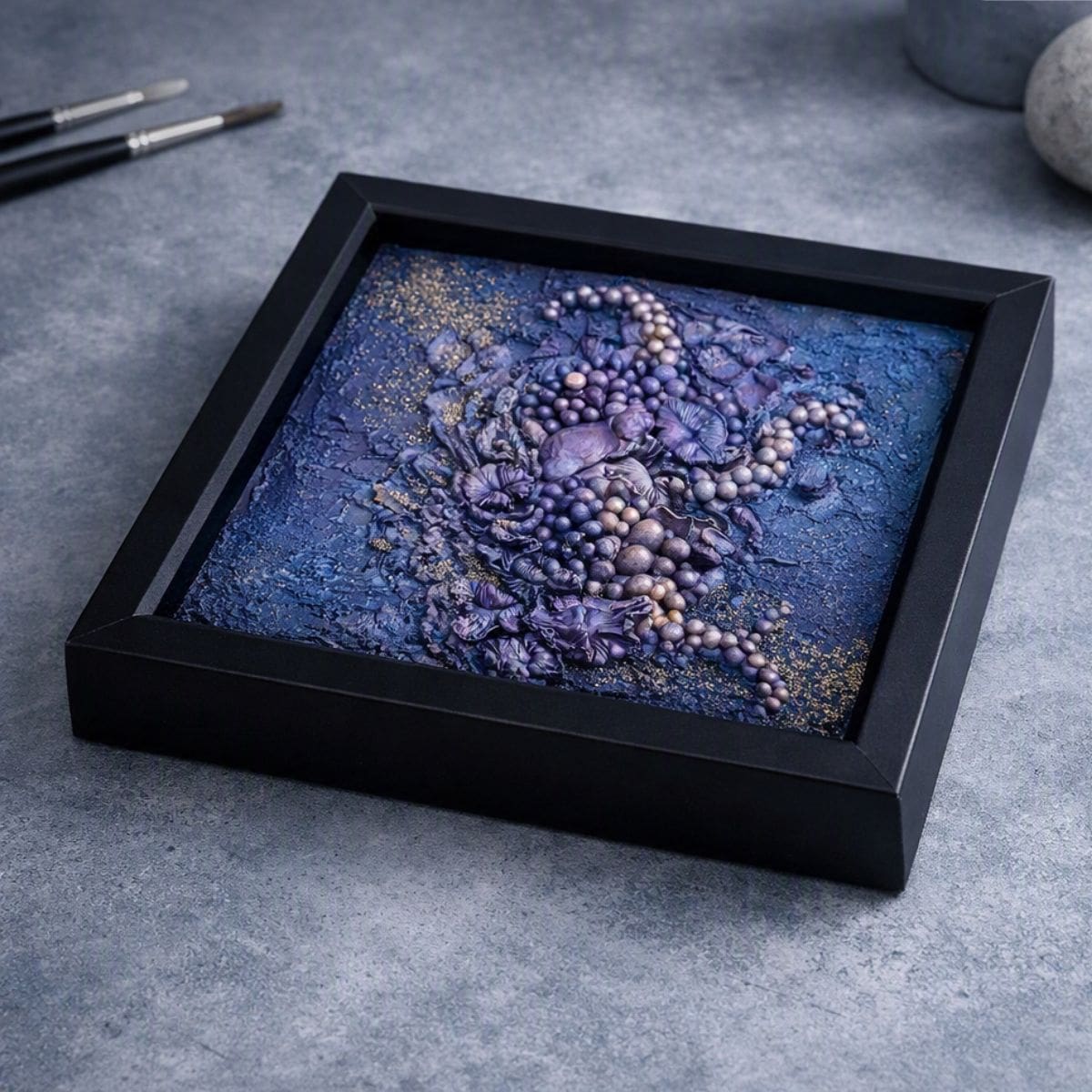 Corals II- Mixed Media Coral Artwork | Ocean‑Inspired Wall Art - Image 4