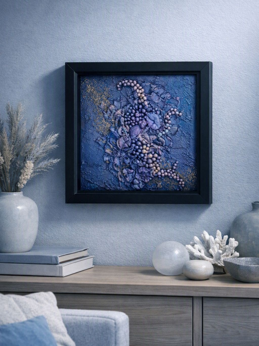Corals II- Mixed Media Coral Artwork | Ocean‑Inspired Wall Art - Image 5