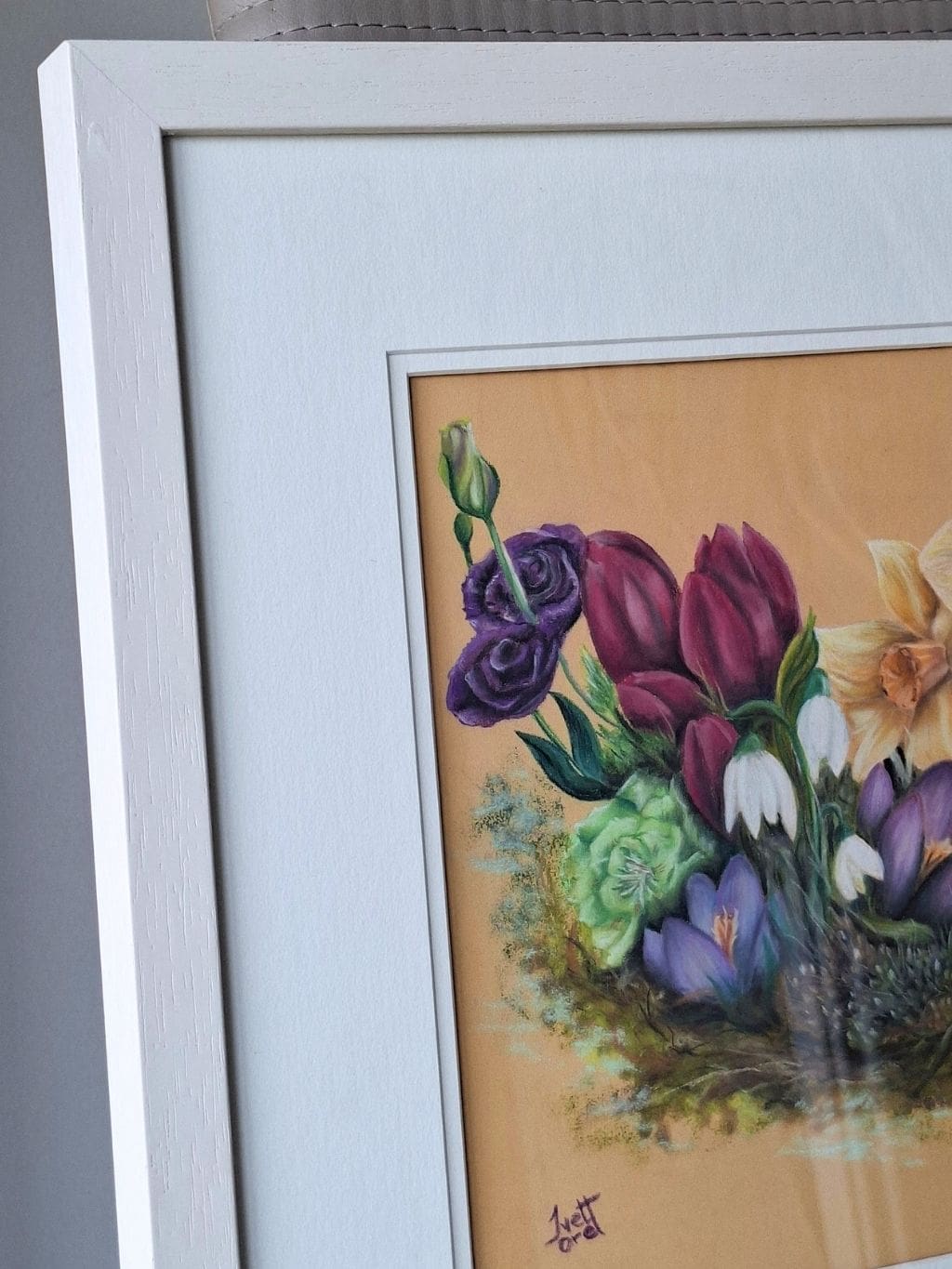 Florist's Diary 2 - Soft Pastel Floral Artwork – Original Botanical Painting - Image 2