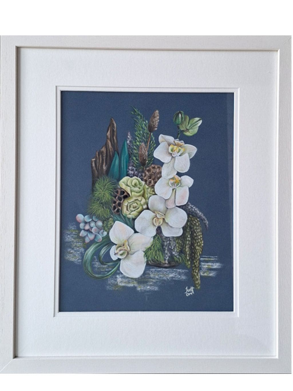Florist's Diary 1 - Soft Pastel Floral Artwork – Original Botanical Painting (Copy) - Image 2