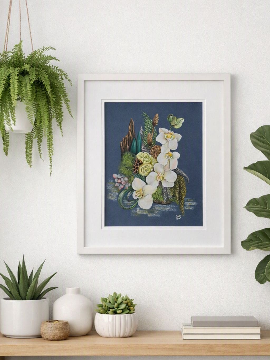 Florist's Diary 1 - Soft Pastel Floral Artwork – Original Botanical Painting (Copy) - Image 4