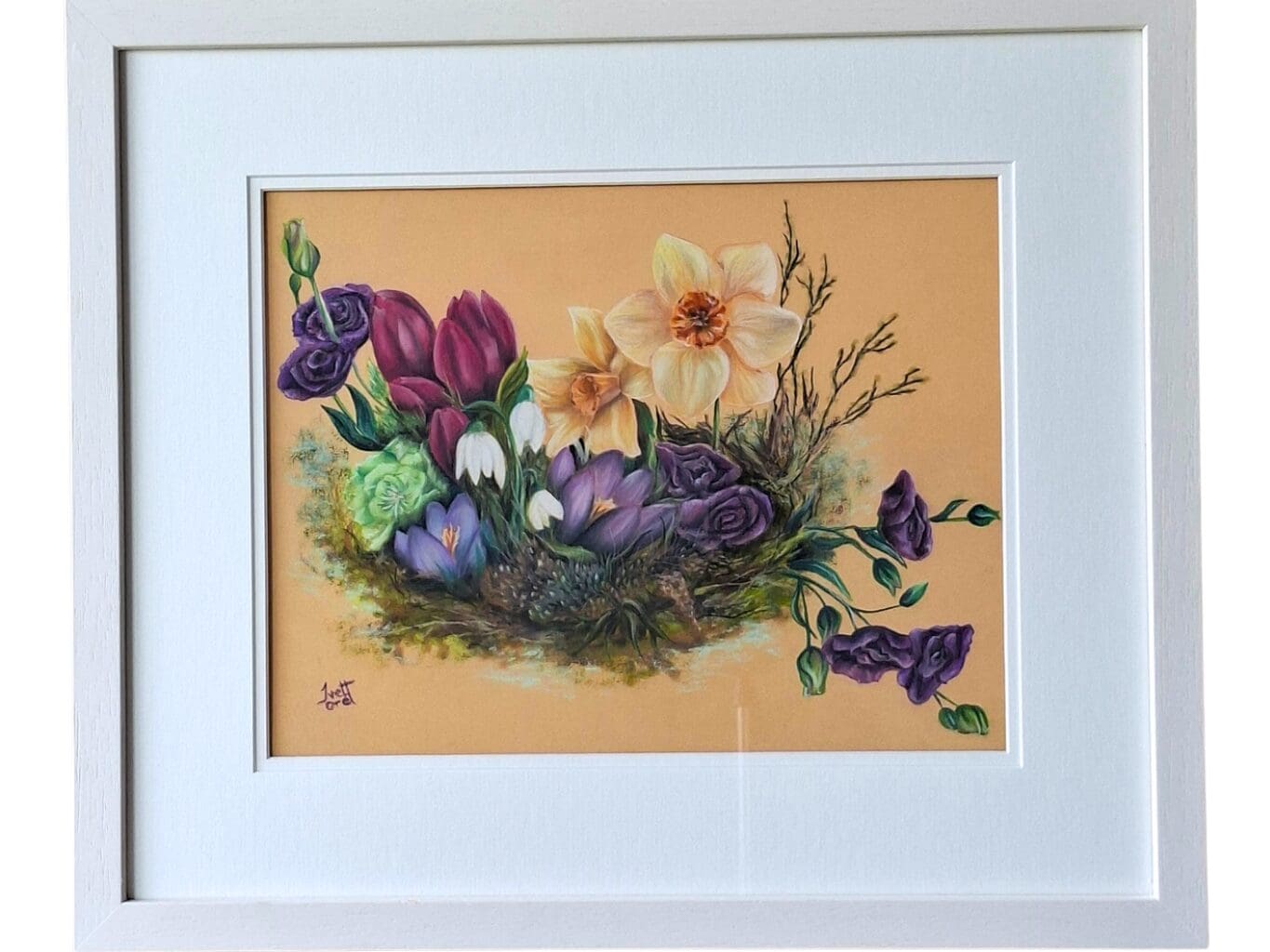 Florist's Diary 2 - Soft Pastel Floral Artwork – Original Botanical Painting - Image 3