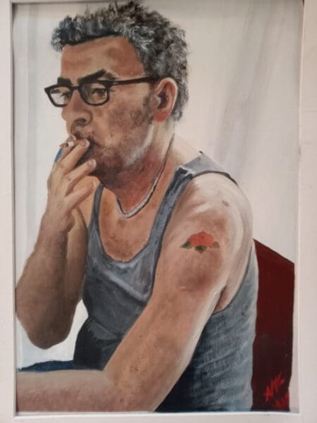 Jack Vettriano contemplating