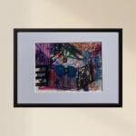 Original Irish Drawing - Irish Art - Interior Design - Interiors Art - Dream Kitchen A4 Mounted