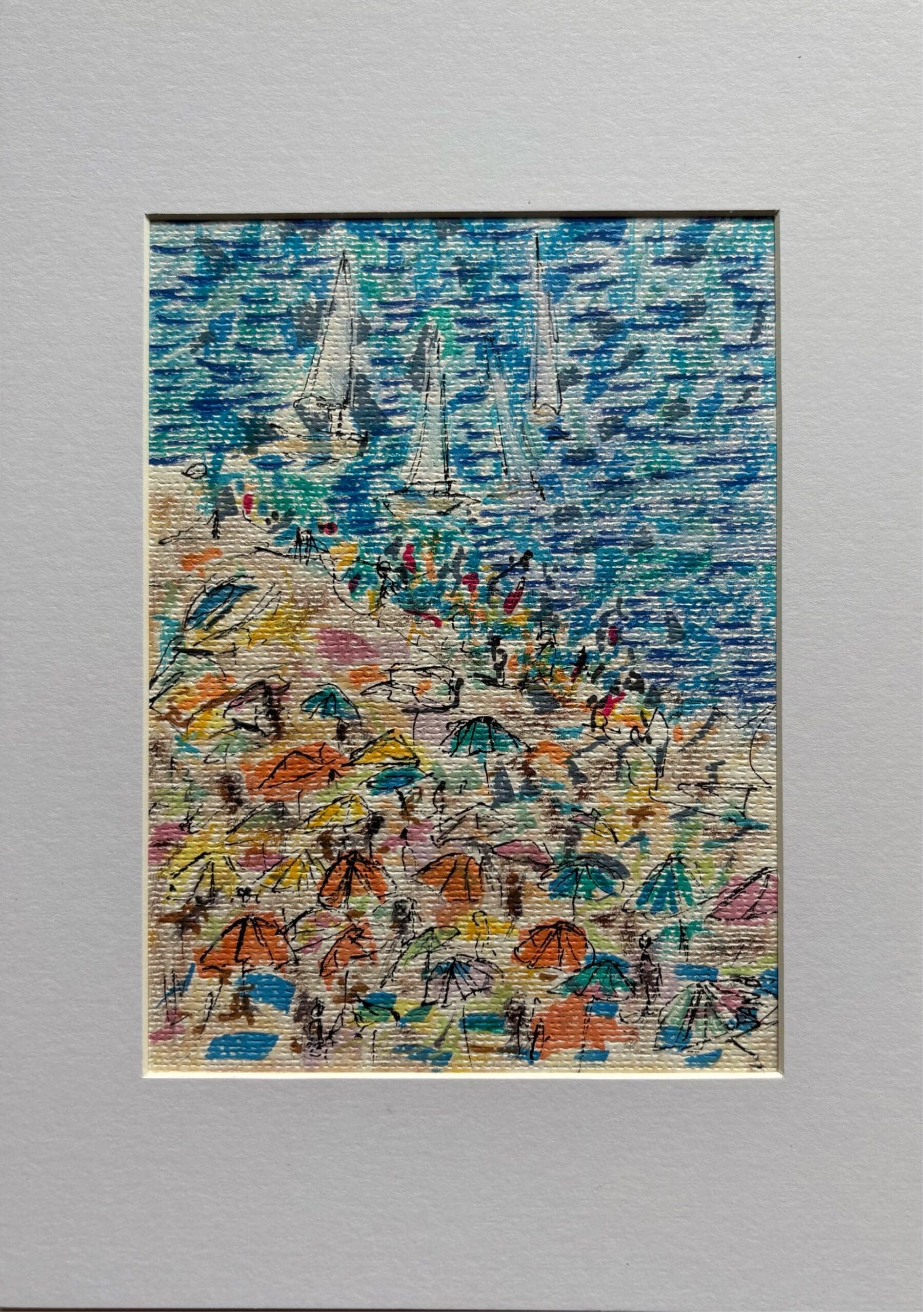 Original Irish Drawing - Irish Art Abstract - High Summer A4 - Image 4