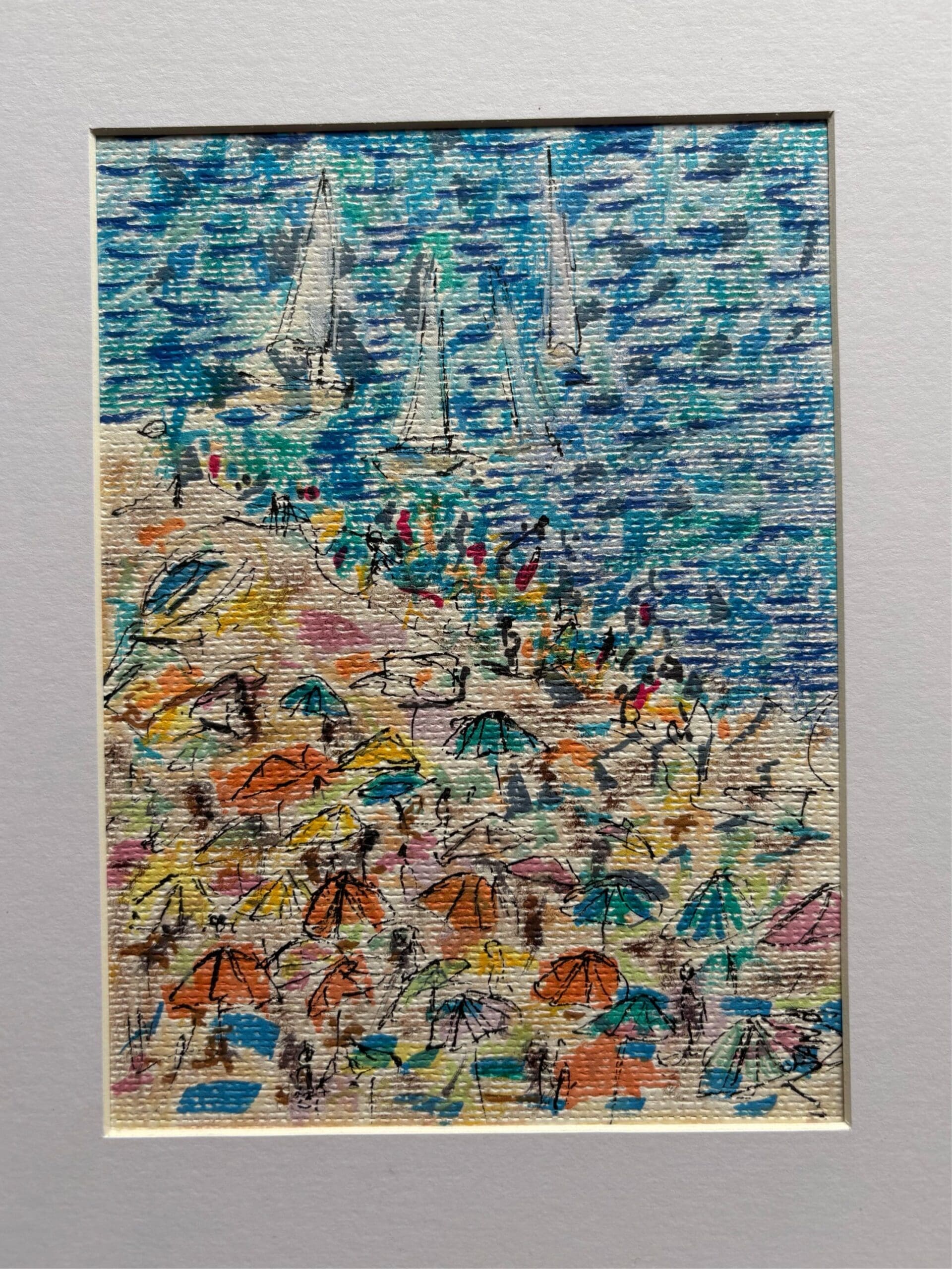 Original Irish Drawing - Irish Art Abstract - High Summer A4 - Image 5