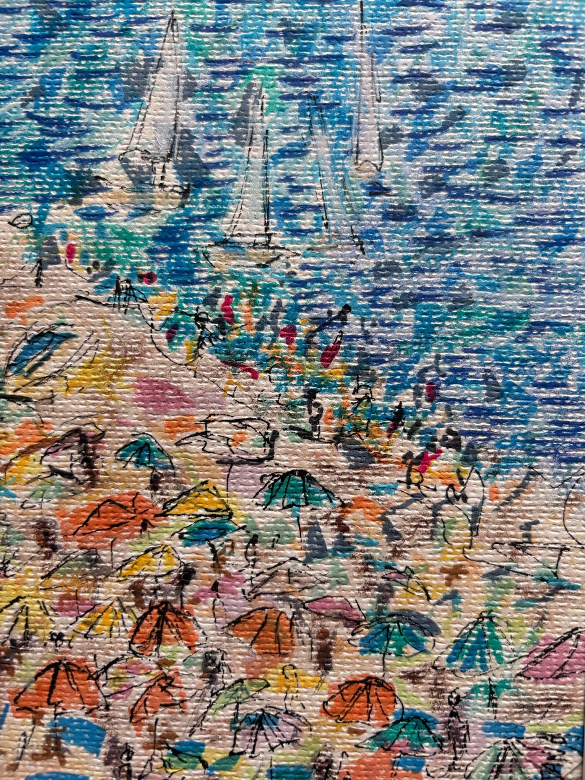 Original Irish Drawing - Irish Art Abstract - High Summer A4 - Image 7