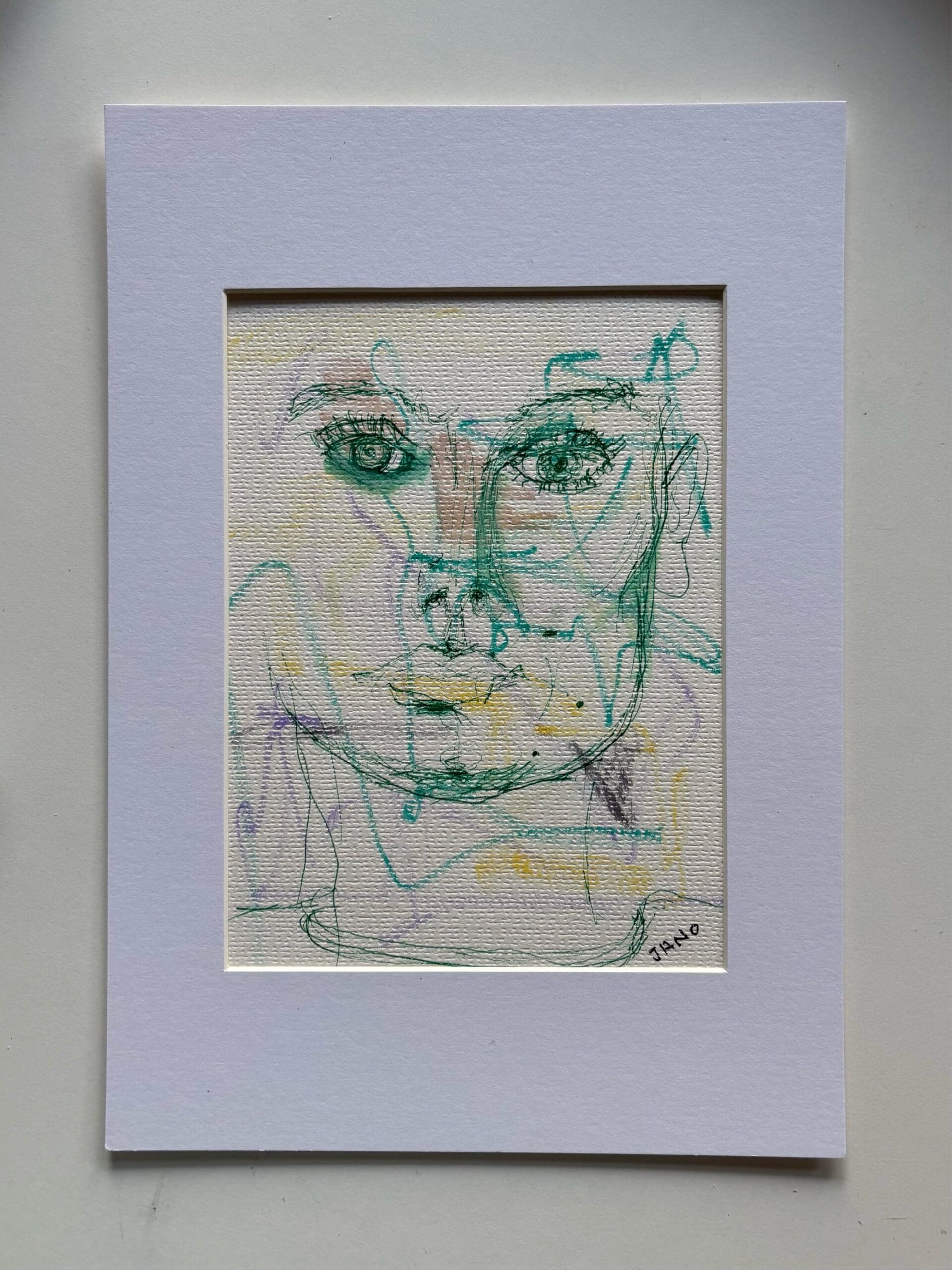 Original Irish Drawing - Irish Art - Sinead O’Connor Rebellion A4 Mounted - Image 3