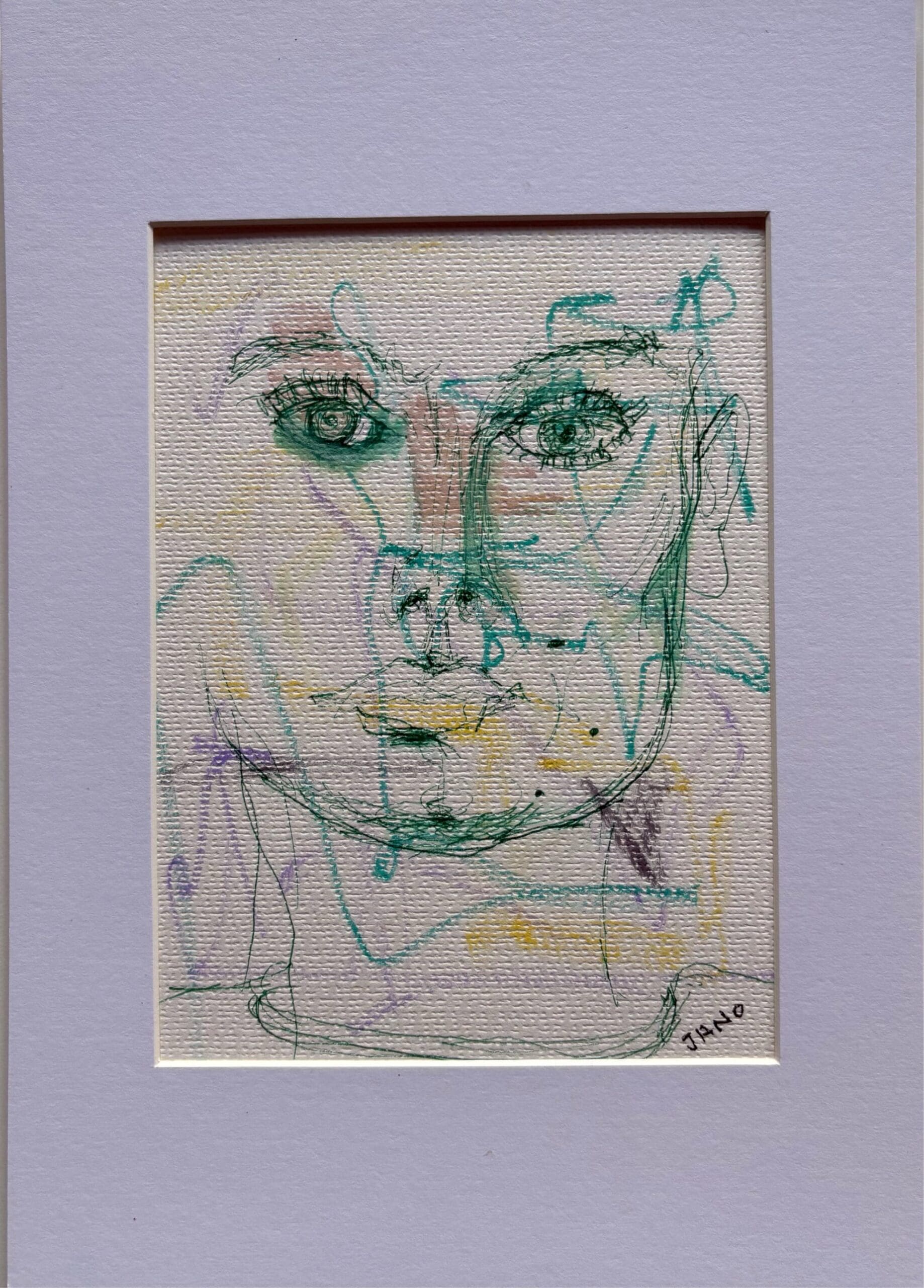 Original Irish Drawing - Irish Art - Sinead O’Connor Rebellion A4 Mounted - Image 2