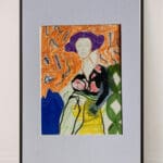 Original Irish Drawing - Irish Art Abstract Figurative - Vinted A4 Mounted