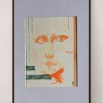 Original Irish Drawing - Irish Art Figurative Art - Paranoid Android A4 Mounted