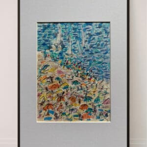 Original Irish Drawing - Irish Art Abstract - High Summer A4