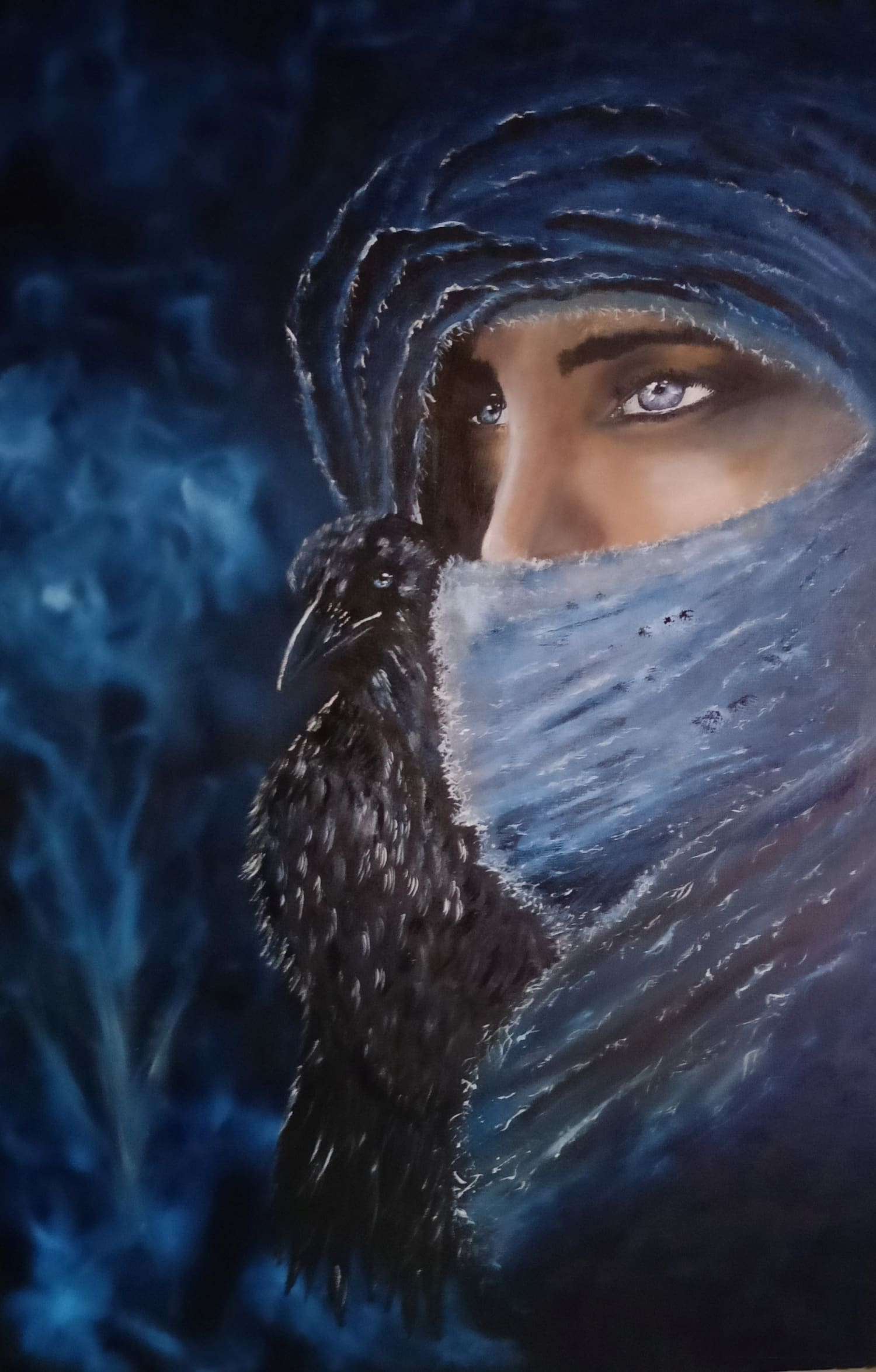celtic, Blue, Irish celtic, Raven, Raven Dubh, Blue Eyes