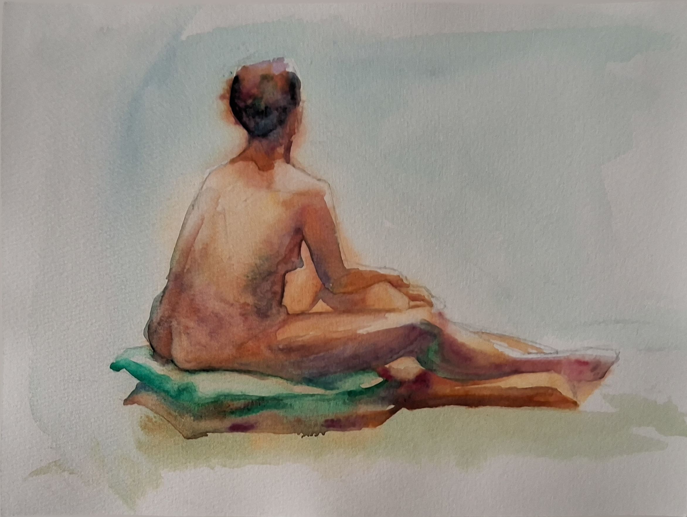 Seated Figure, Back