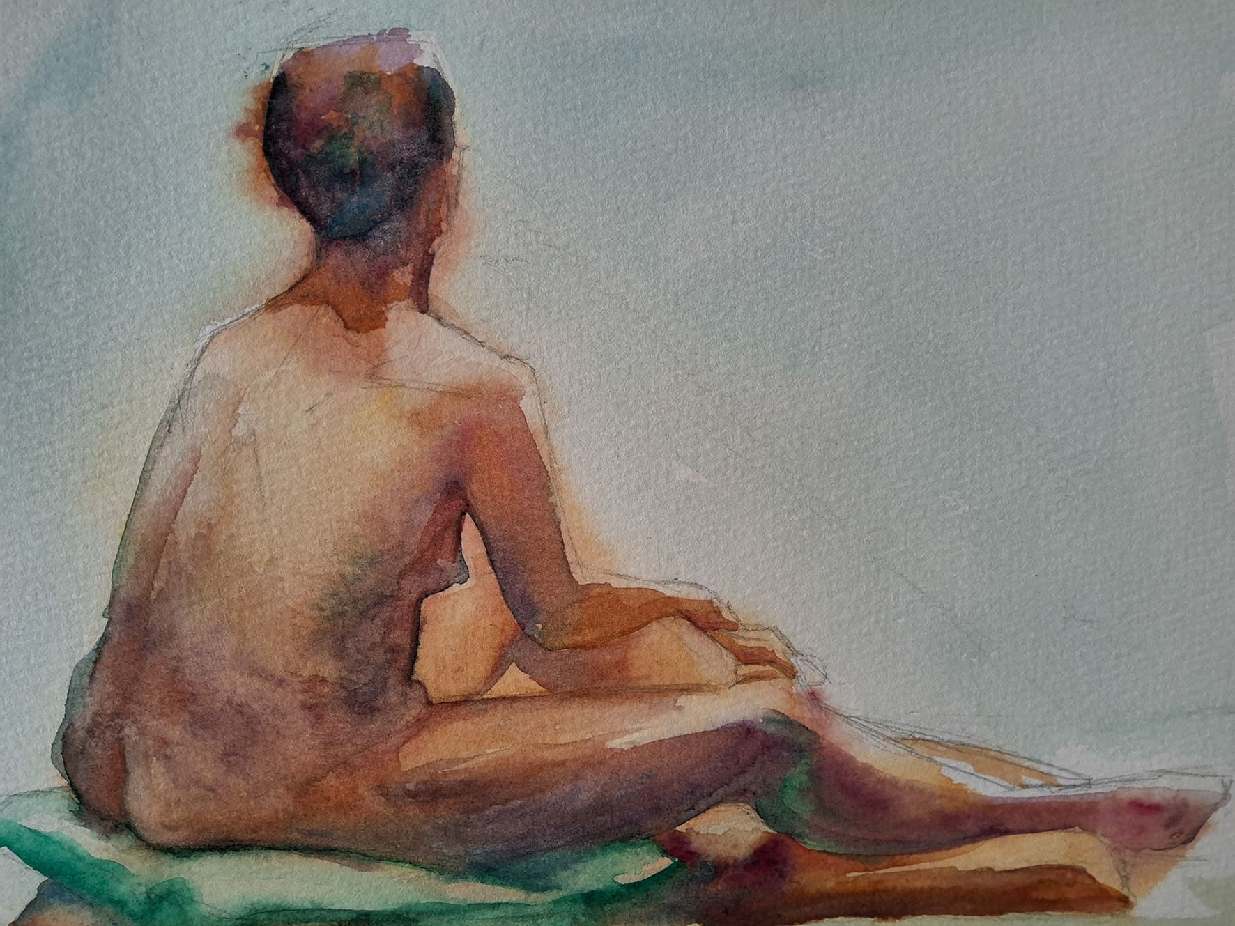 Seated Figure, Back - Image 2