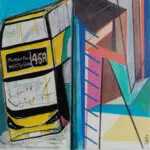 Last Bus Home, 46A (20cm) Dublin Aesthetic Home Styling, The Shelf Layer Styling Gem