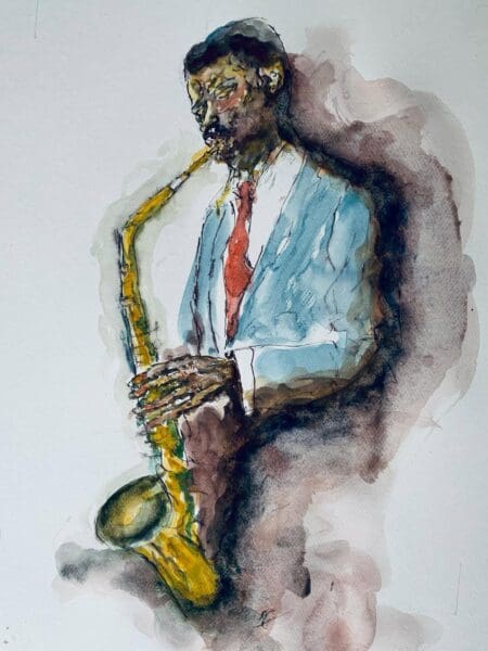 Portraits of the artists- Ornette Coleman
